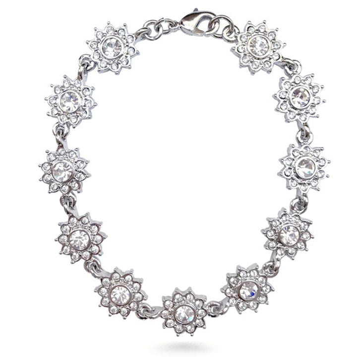 Inspired by Louis Comfort Tiffany Faux Diamond Bracelet