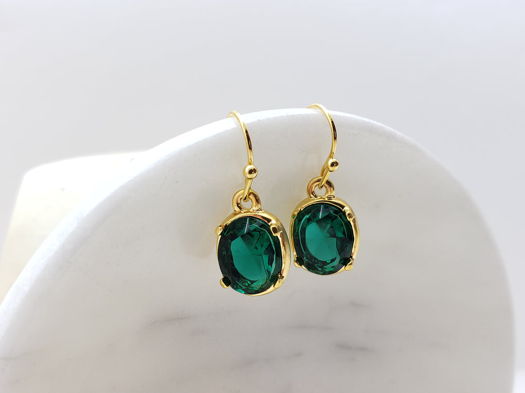 Tiffany Inspired 'Emerald' Earrings