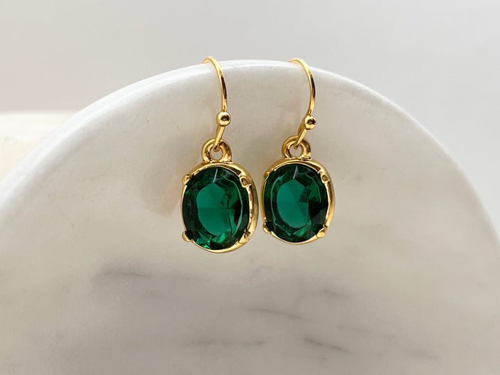 Tiffany Inspired 'Emerald' Earrings