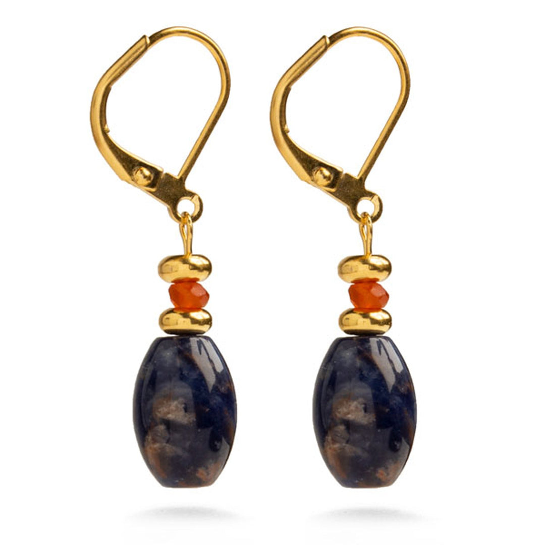 Mesopotamian Sodalite Earrings