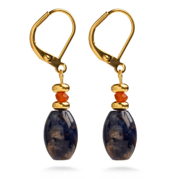 Mesopotamian Sodalite Earrings