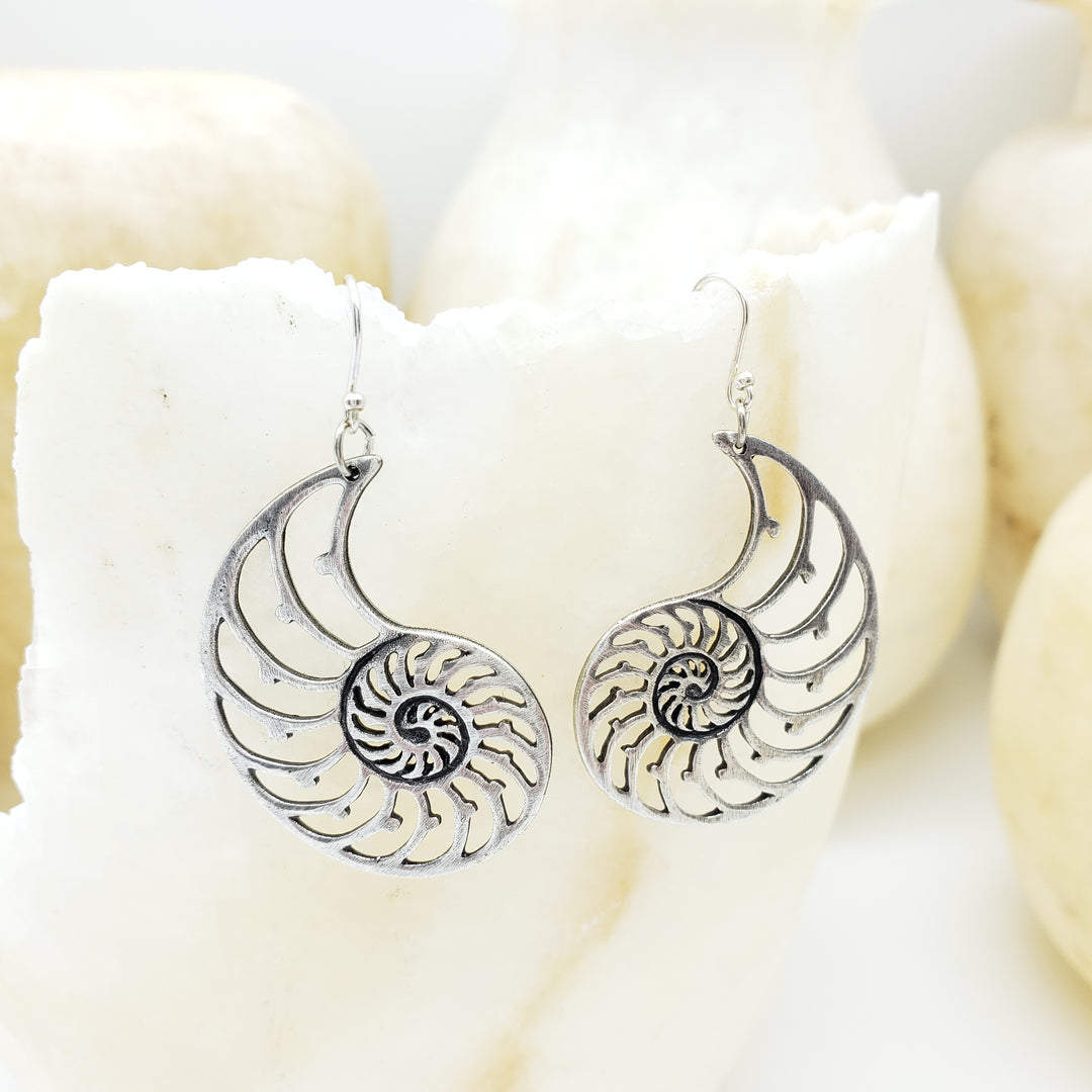 Nautilus Shell Earrings
