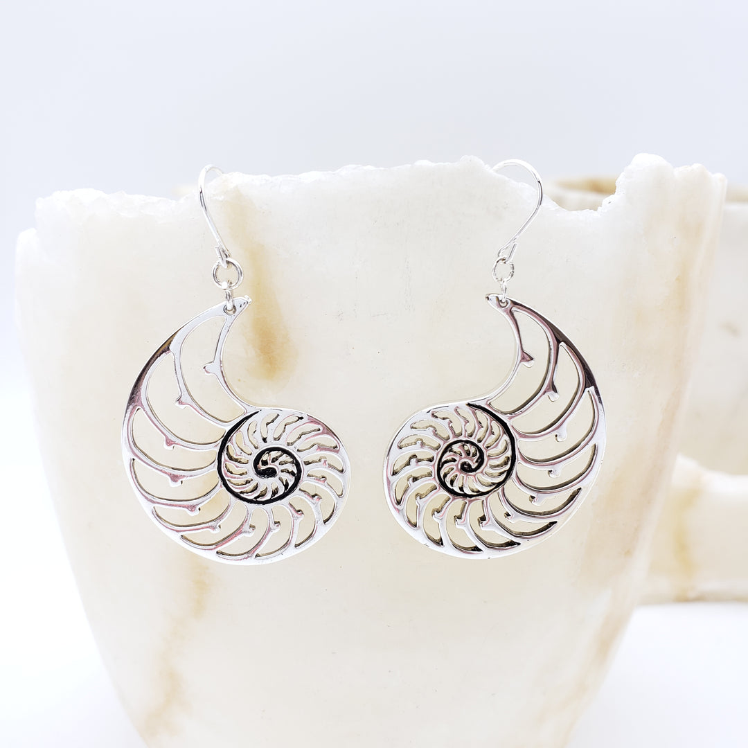 Nautilus Shell Earrings