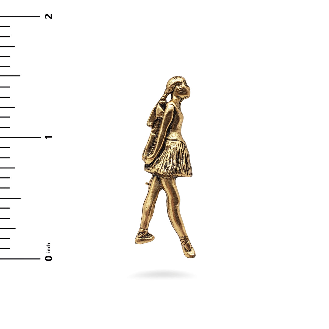 La Petite Danseuse Brooch - Edgar Degas Inspired