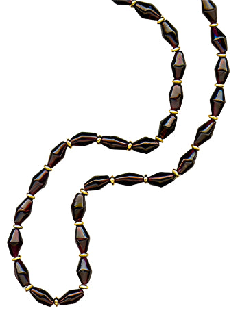 Garnet Beaded Necklace