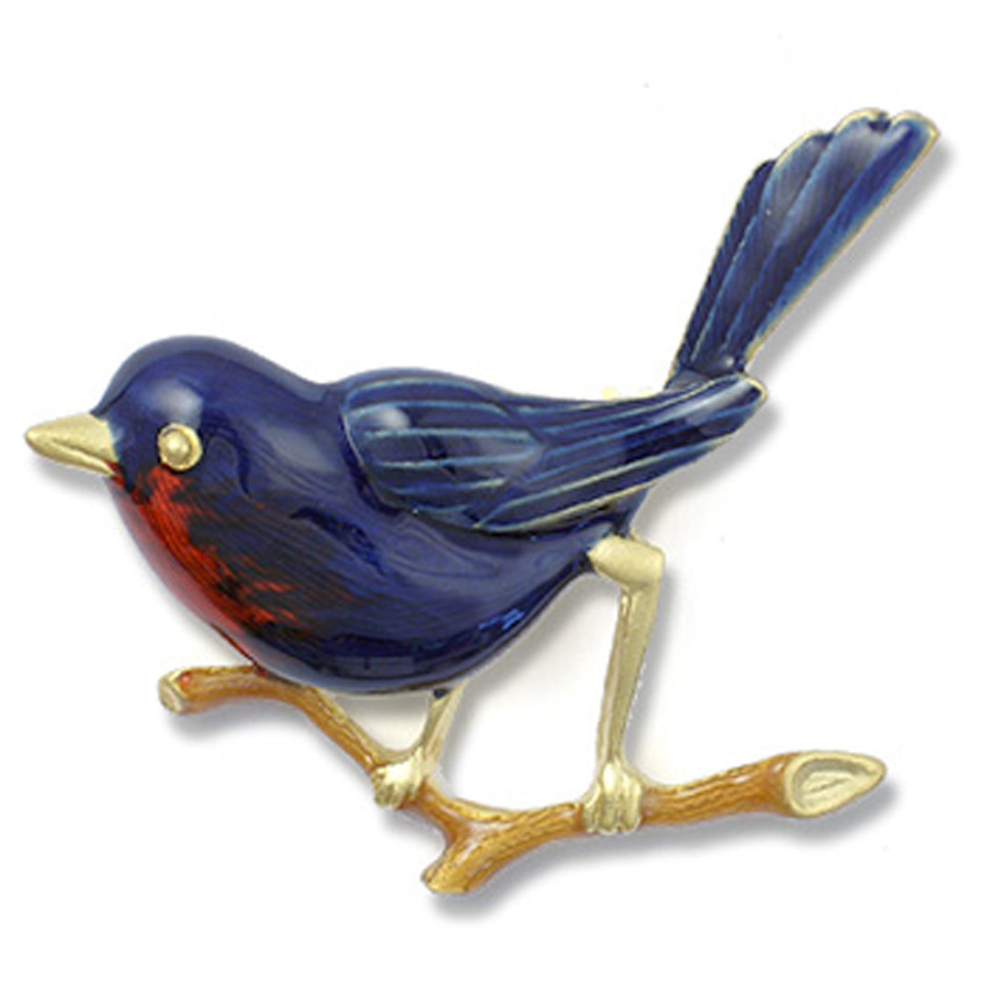 Bluebird Brooch