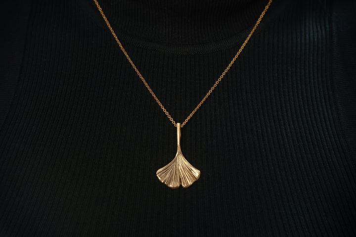 Ginkgo Leaf Pendant