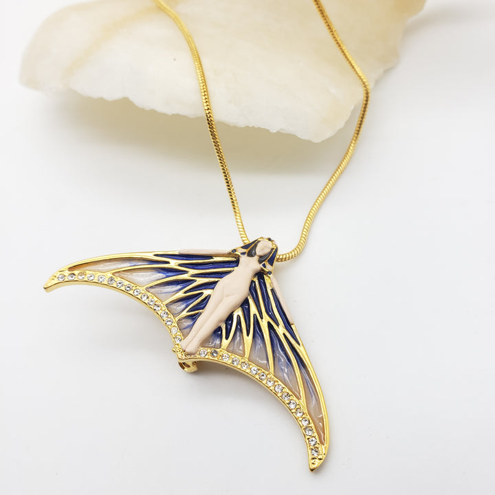 Winged Nymph Pin Pendant/ Brooch