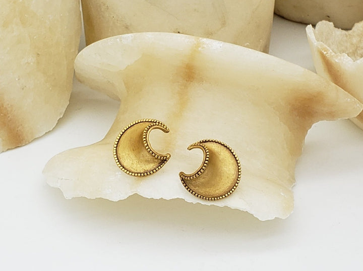 African Crescent Earrings
