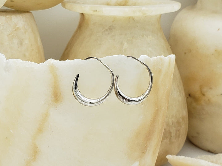 Creole Hoop Earring - Sterling Silver