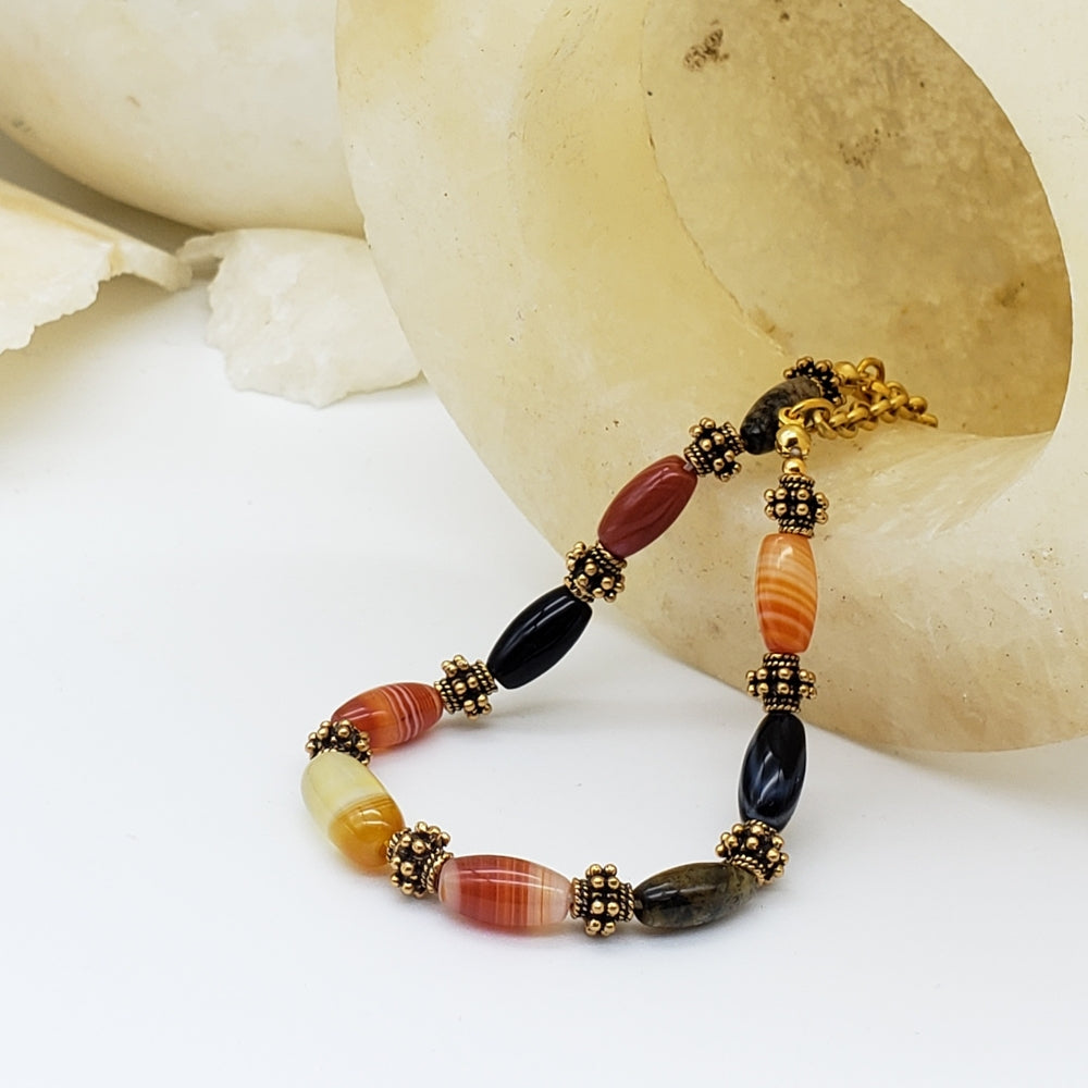Banded Agate Bracelet
