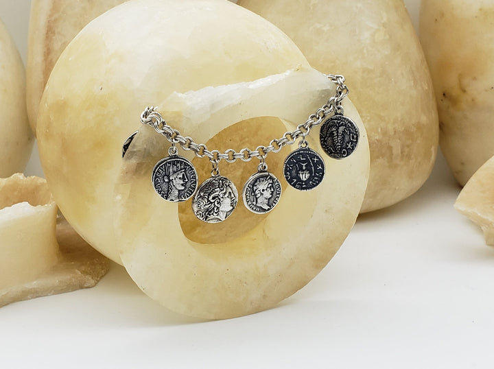 Roman Coin Bracelet