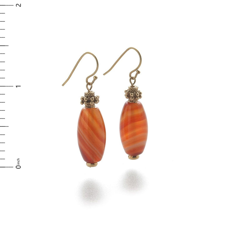 Banded Agate Earrings