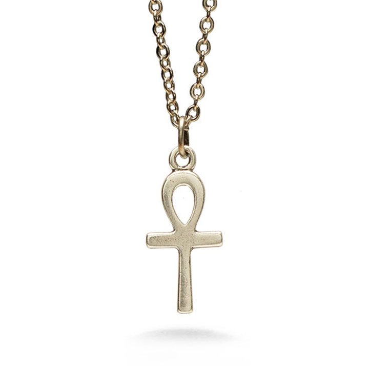 Ankh Pendant, 18" - Antique Silver Finish