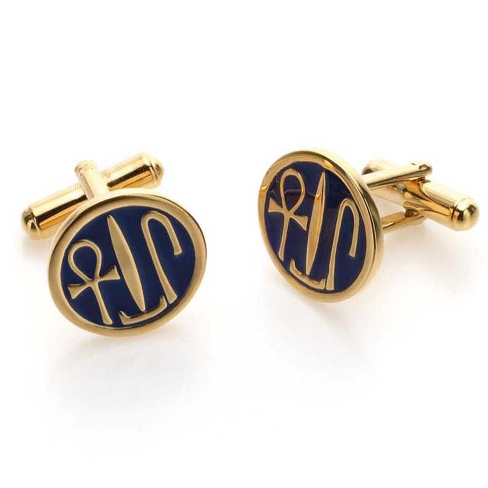 Life, Health and Prosperity Egyptian Cufflinks