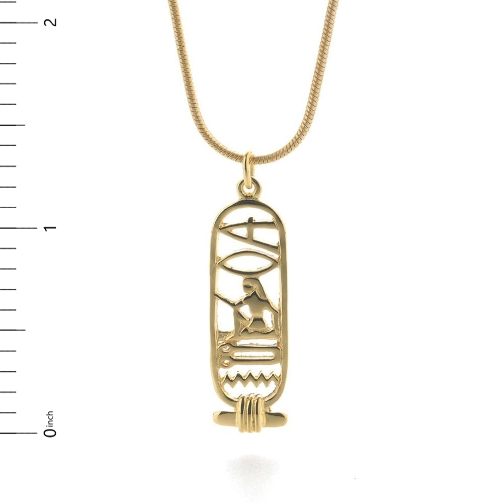 "I Love You" Cartouche Pendant