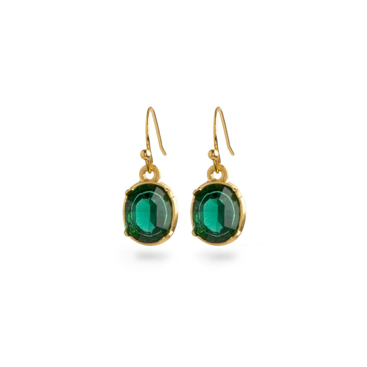 'Emerald' Nouveau Earrings