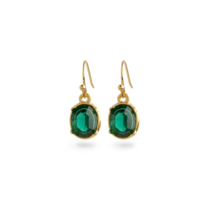 'Emerald' Nouveau Earrings