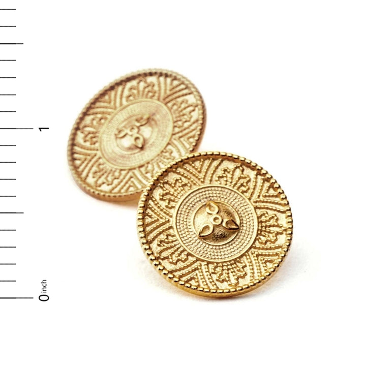 Etruscan Revival Clip Earrings