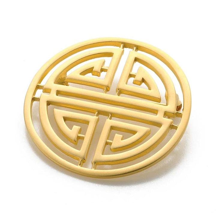 Shou Symbol Brooch