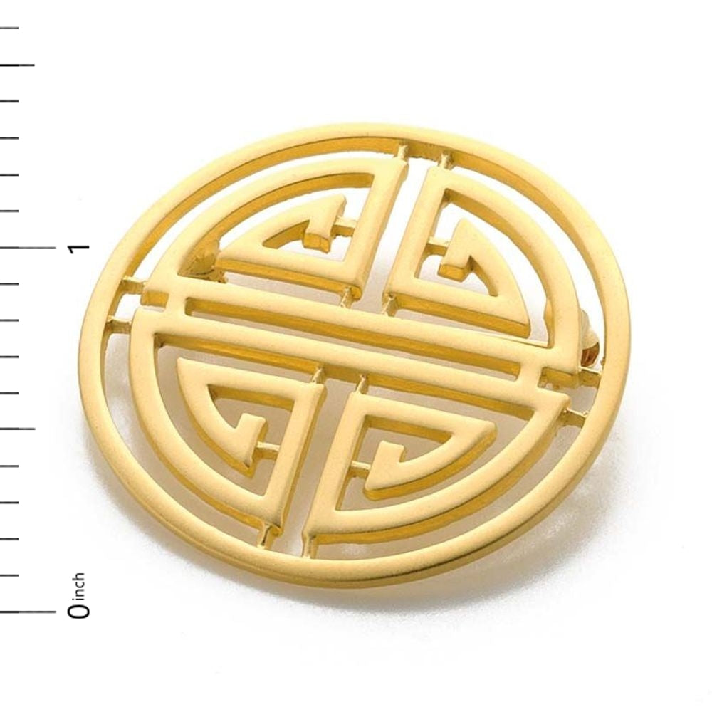 Shou Symbol Brooch