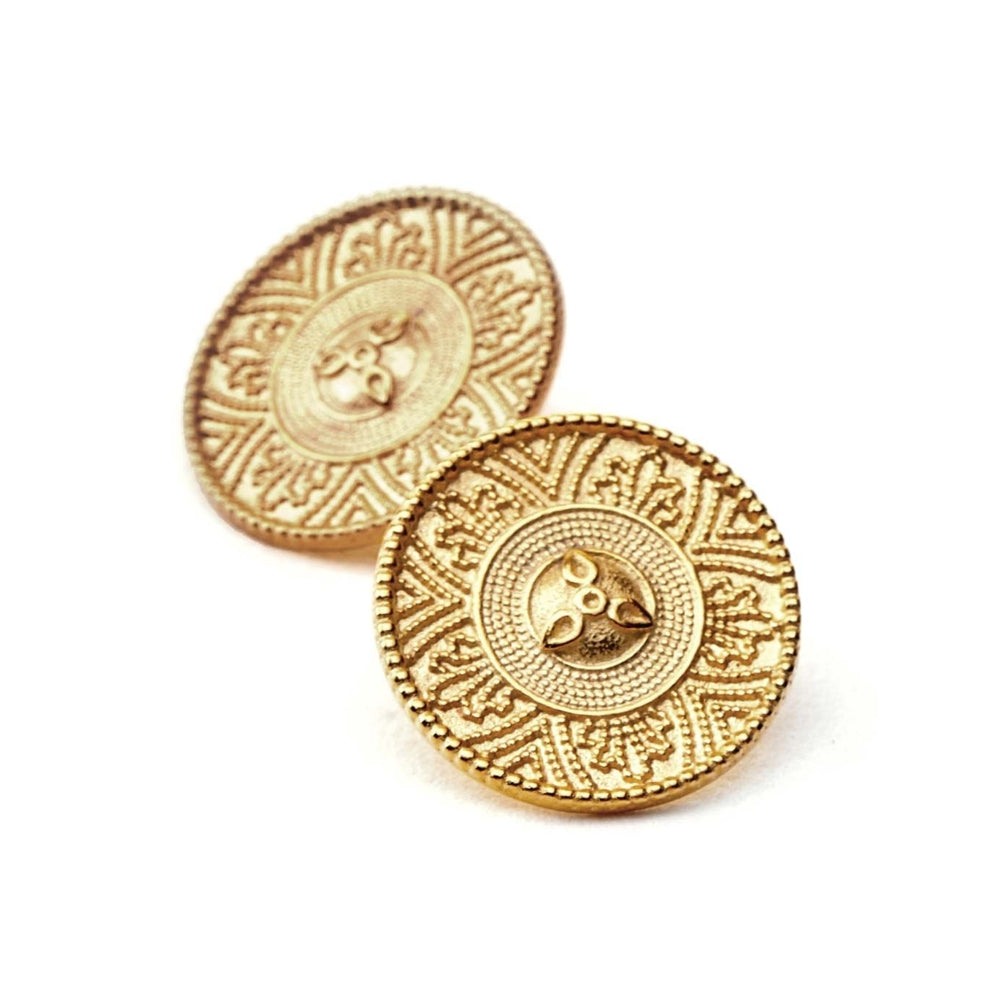 Etruscan Revival Clip Earrings