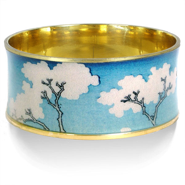 Hokusai White Trees Bangle