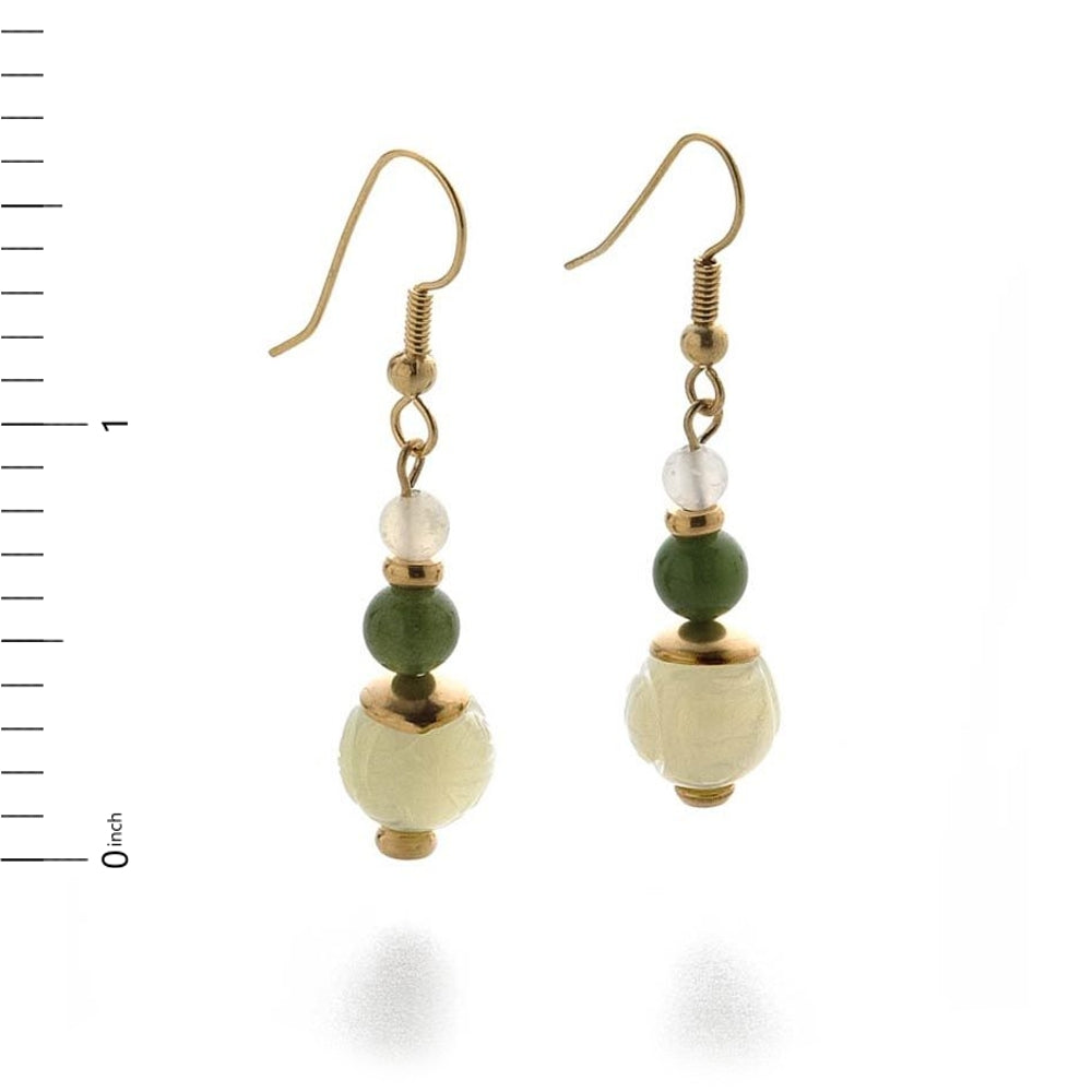 Jade Dragon Earrings