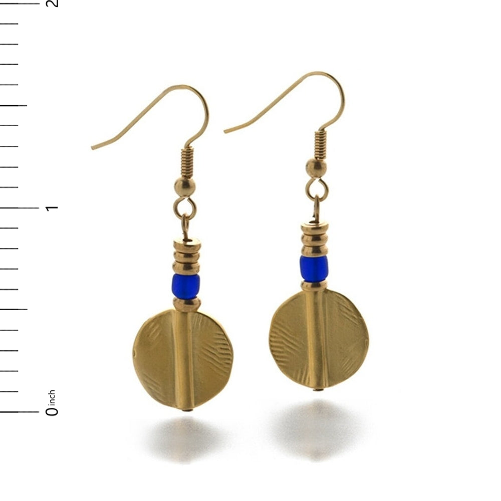 Akan Disc Earrings