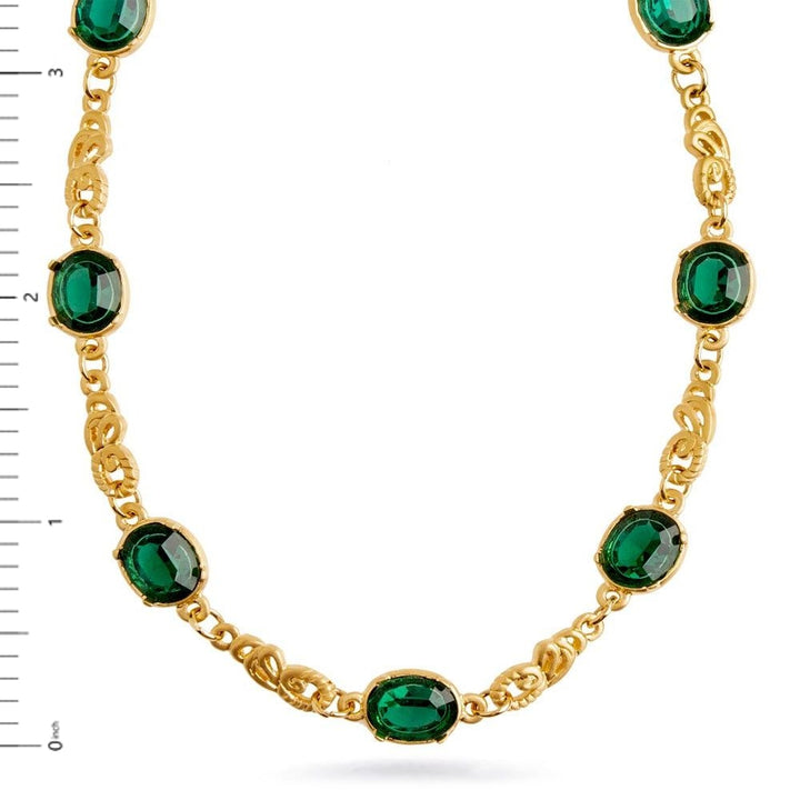 'Emerald' Nouveau Necklace