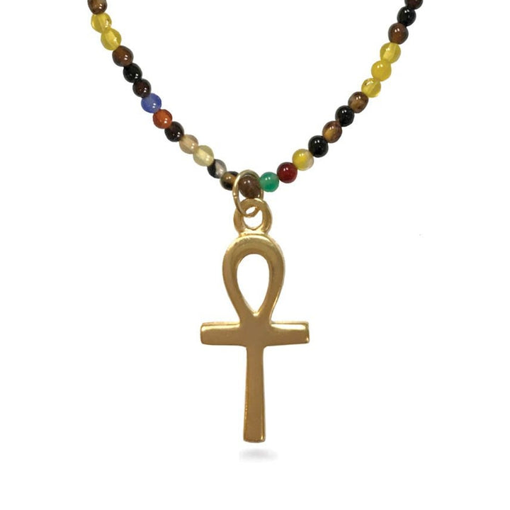 Ankh Charm on Petit Agate