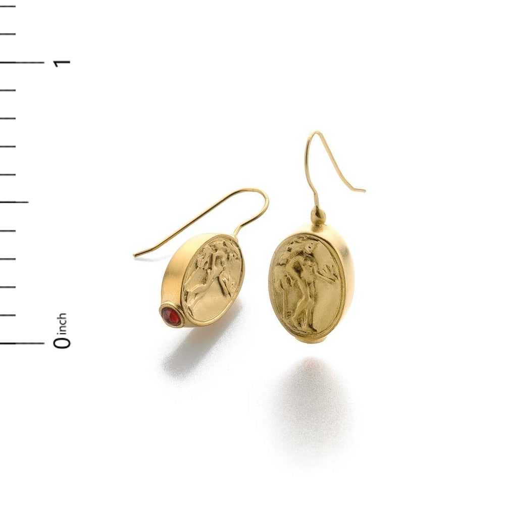 Aphrodite Coin Earrings