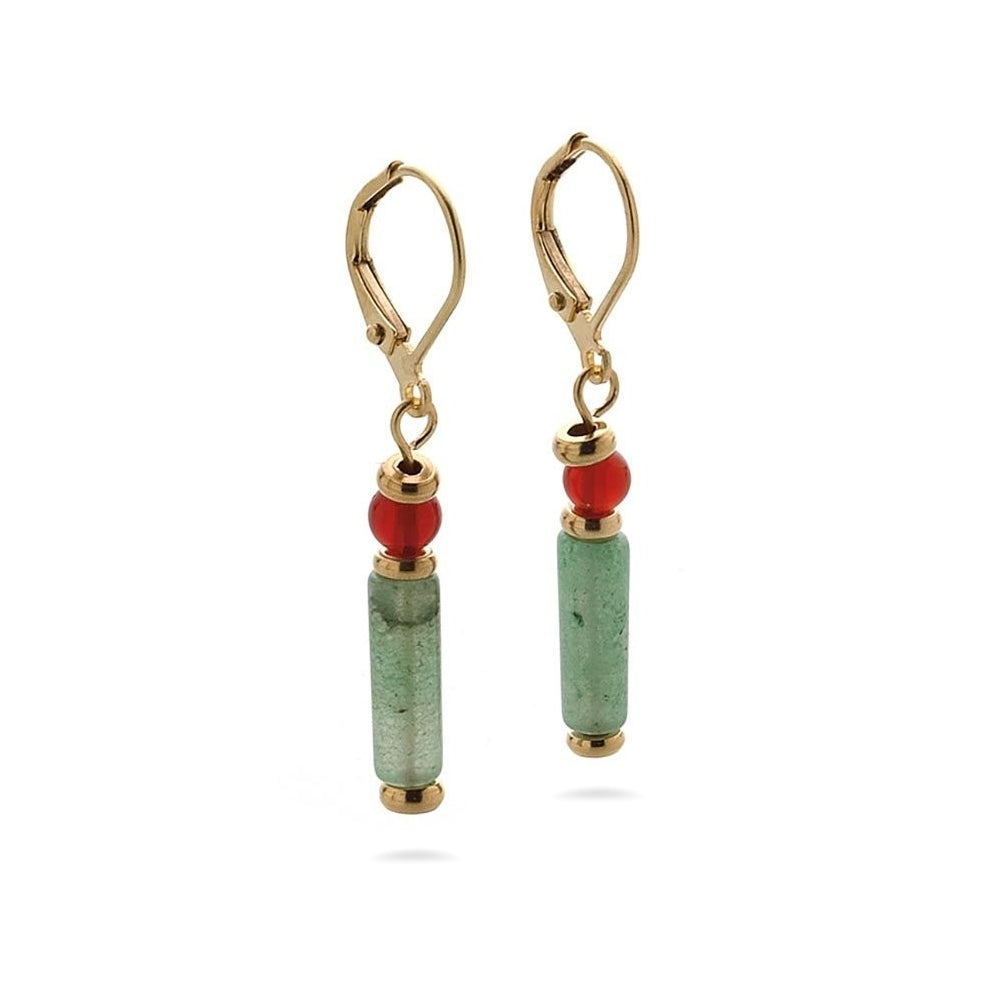 Cleopatra Aventurine Earrings