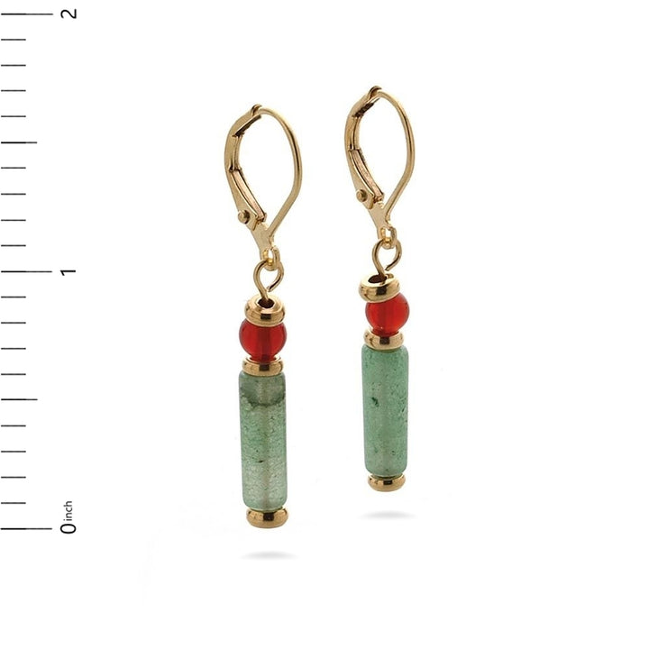 Cleopatra Aventurine Earrings