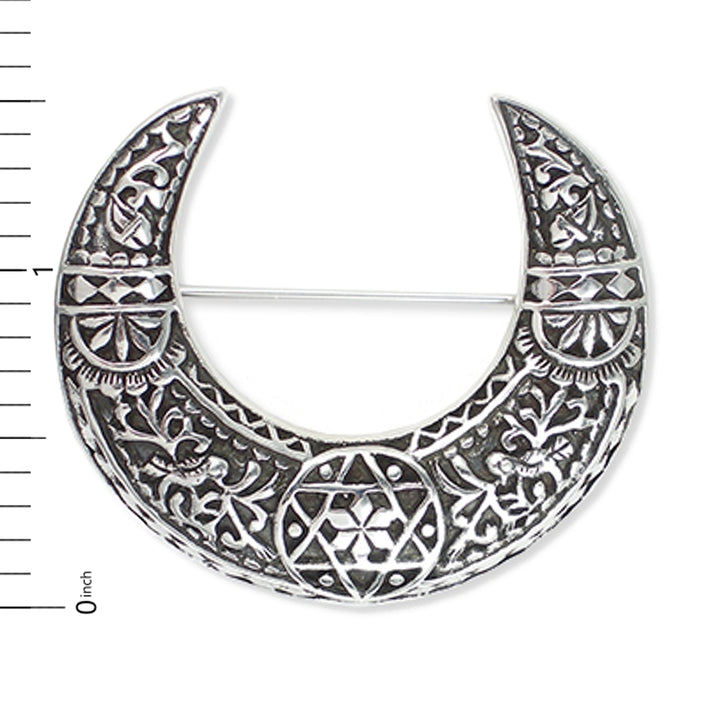 Crescent Brooch