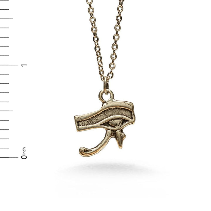 Eye of Horus pendant, 18" Antique Silver Finish