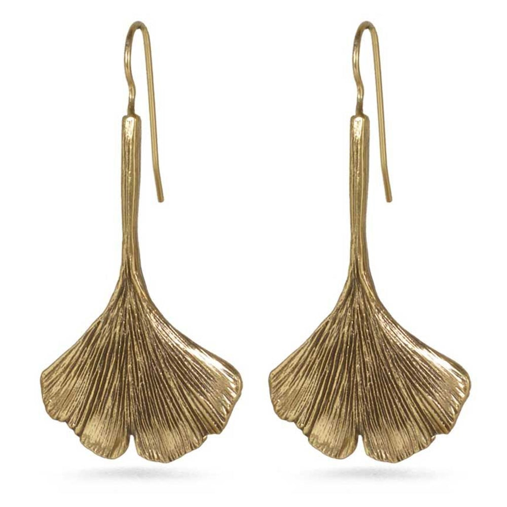 Ginkgo Leaf Earrings