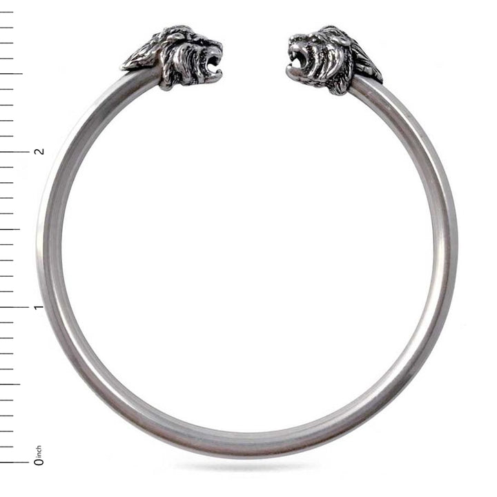 Lion Head Cuff Bangle