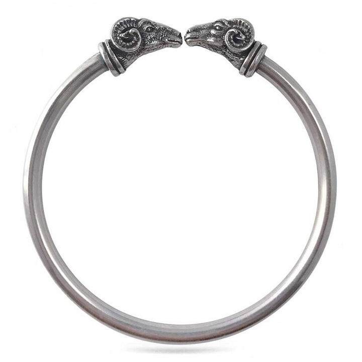 Ram Head Cuff Bangle