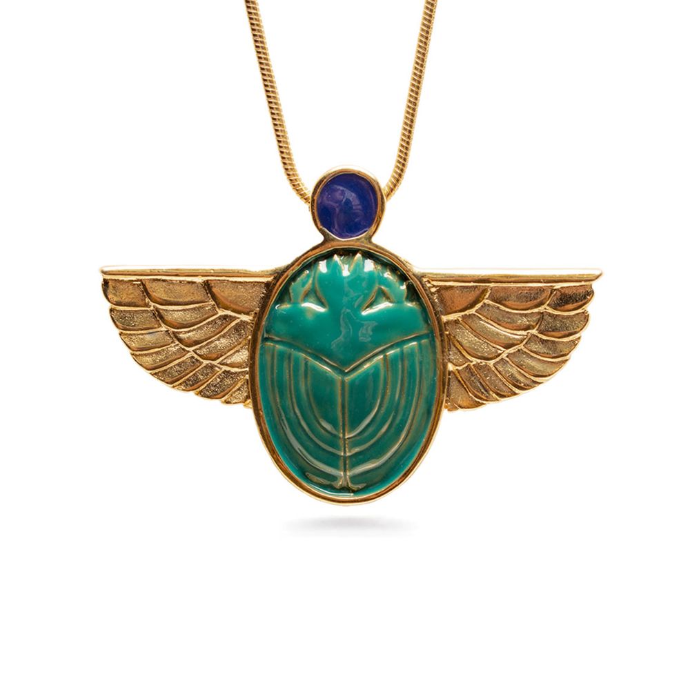 Scarab Brooch and Pendant - Louis Comfort Tiffany Inspired