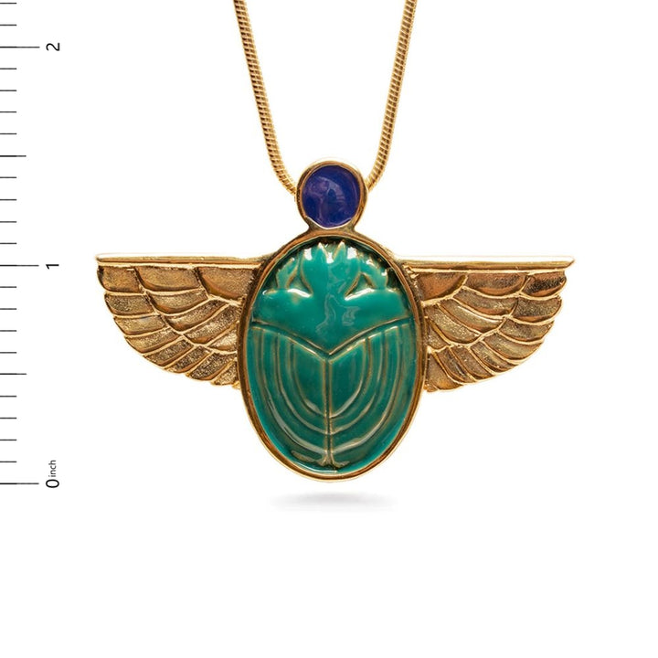 Scarab Brooch and Pendant - Louis Comfort Tiffany Inspired