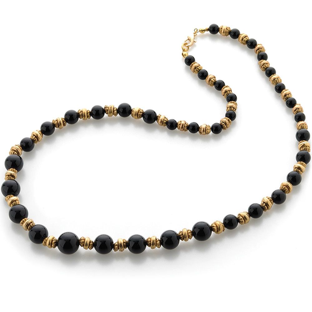 Greco-Roman Black Onyx Necklace