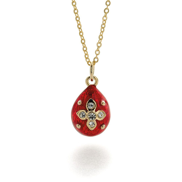 Imperial Red Star Egg Pendant