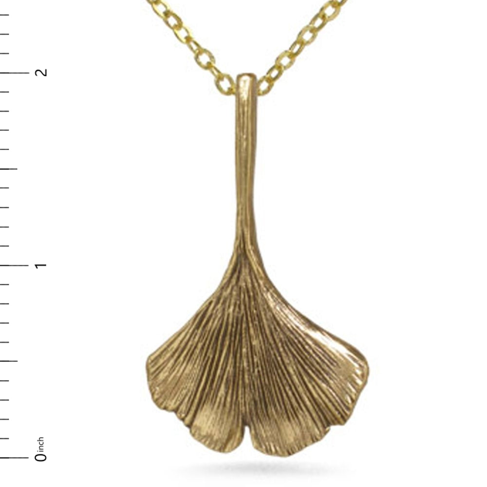 Ginkgo Leaf Pendant