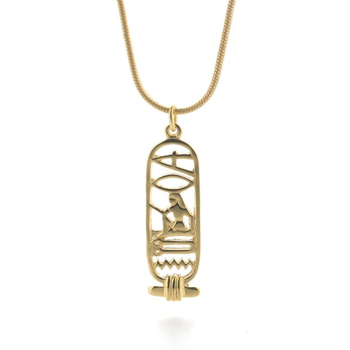 "I Love You" Cartouche Pendant