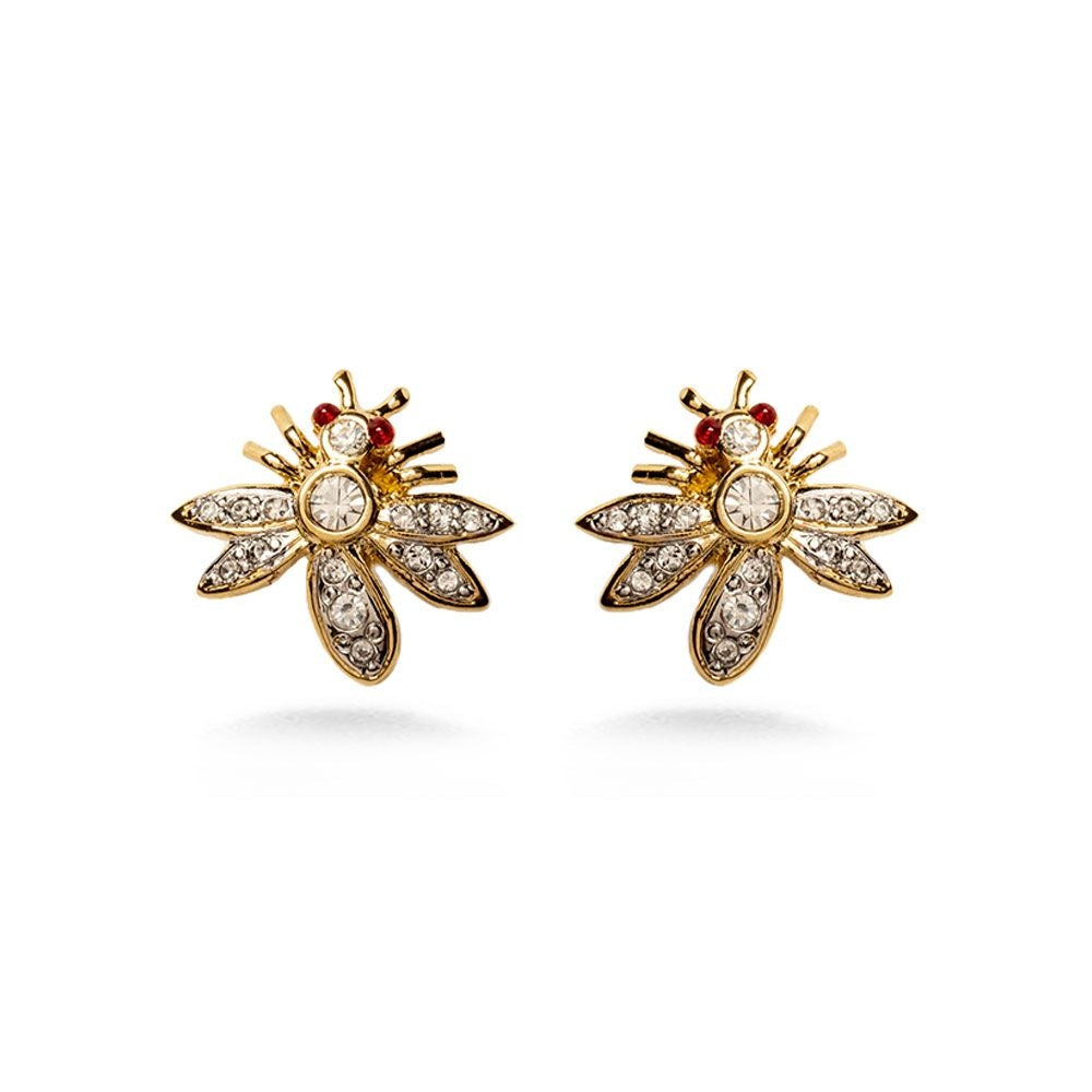 Jeweled Bee Earrings