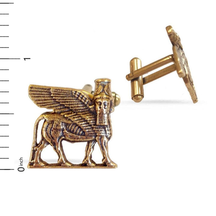 Lamassu Winged Bull Cufflinks