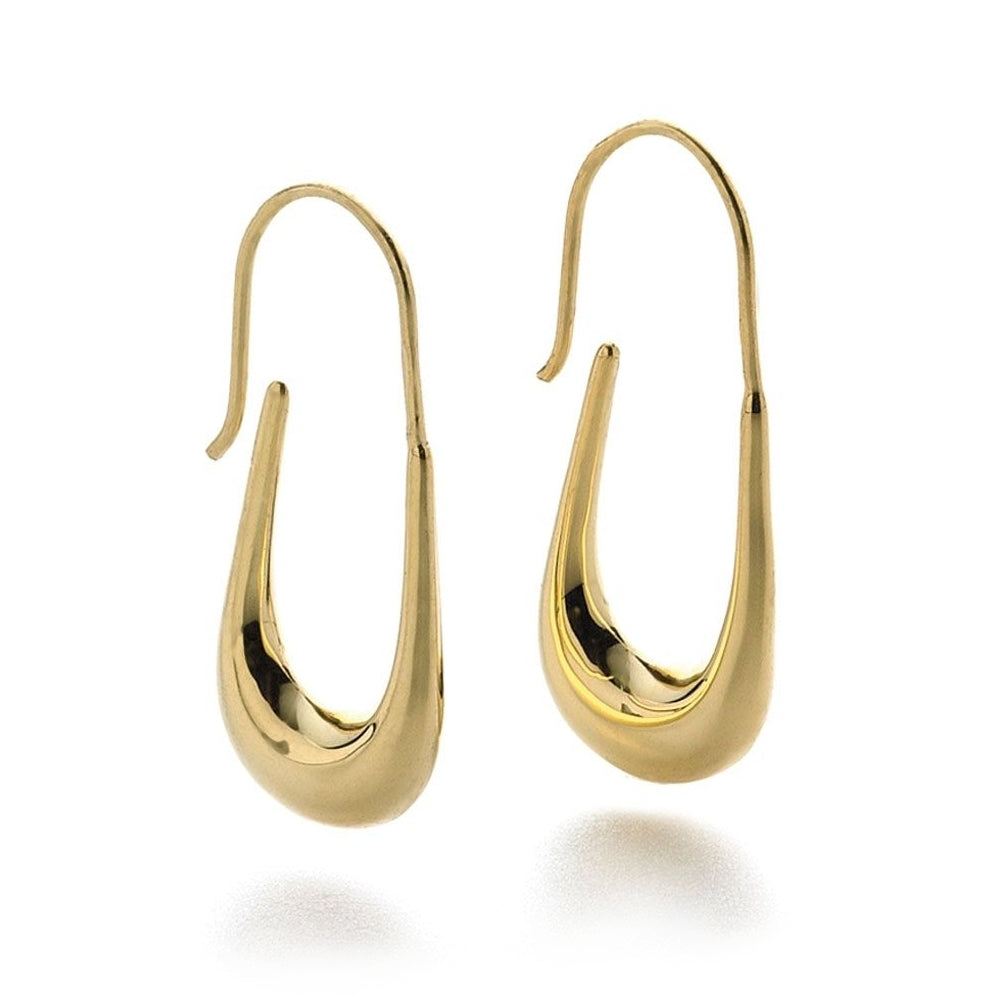 Cypriot Earrings Bright Gold Finish