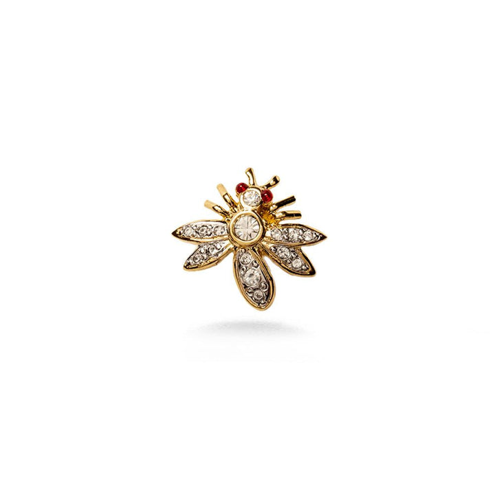 Jeweled Bee Lapel Pin